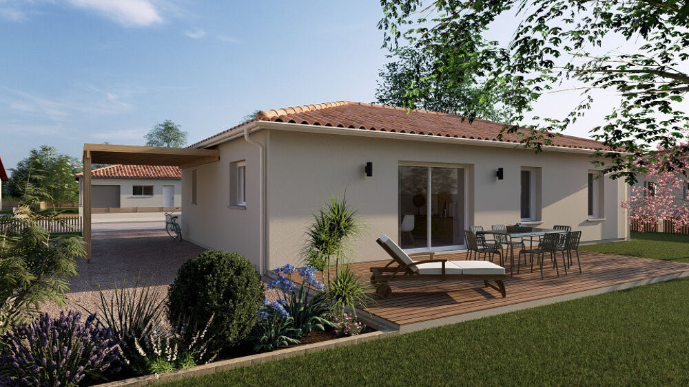 Projet de construction : Maison neuve de 90 m² avec Carp....