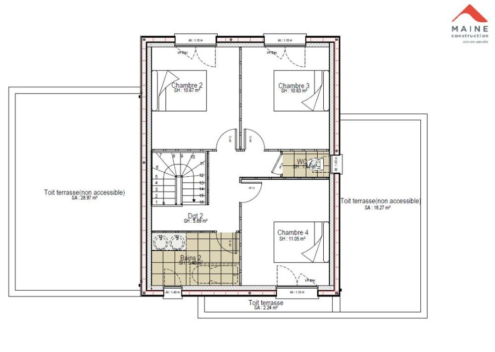 vente Maison - 5 pièce(s) - 78 m² Spay (72700)