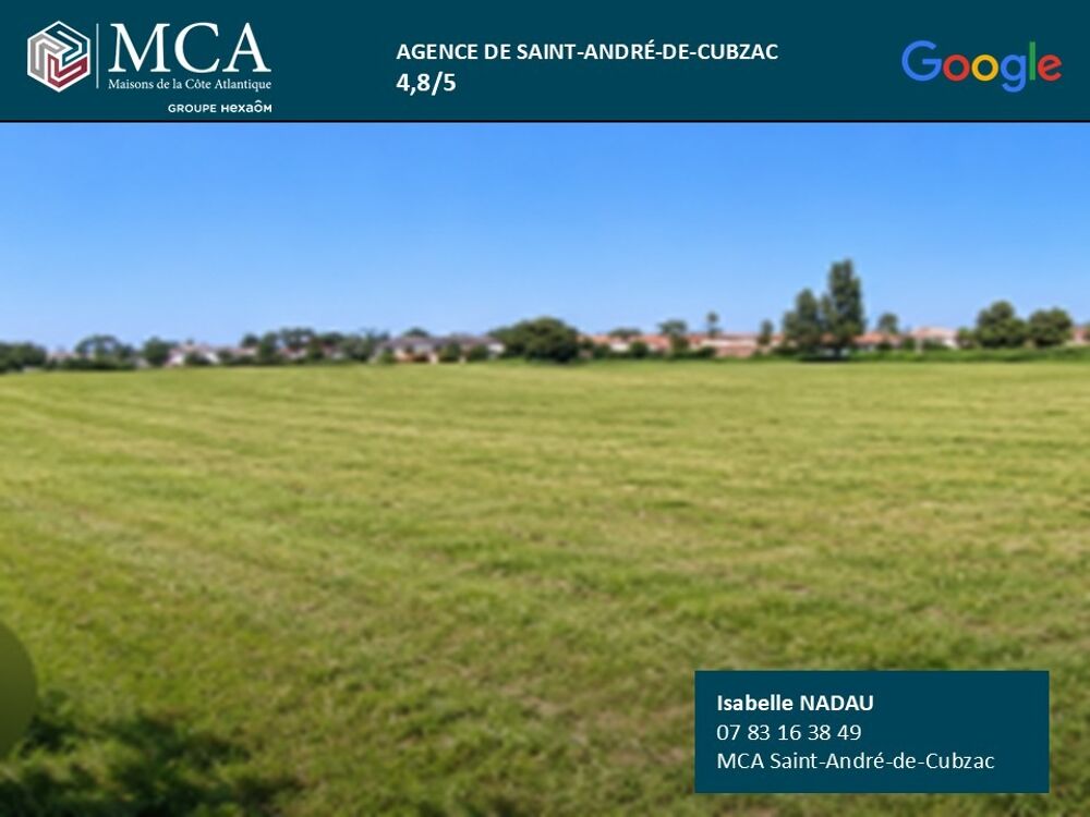 vente Terrain - 980 m² Bussac-Forêt (17210)