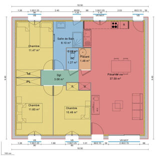  Maison 4 pi�ces 83 m� Romans-sur-is�re