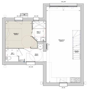 Maison 4 pièces 86 m² Saint-vincent-sur-jard