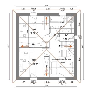  Maison 4 pièces 105 m² Viriat