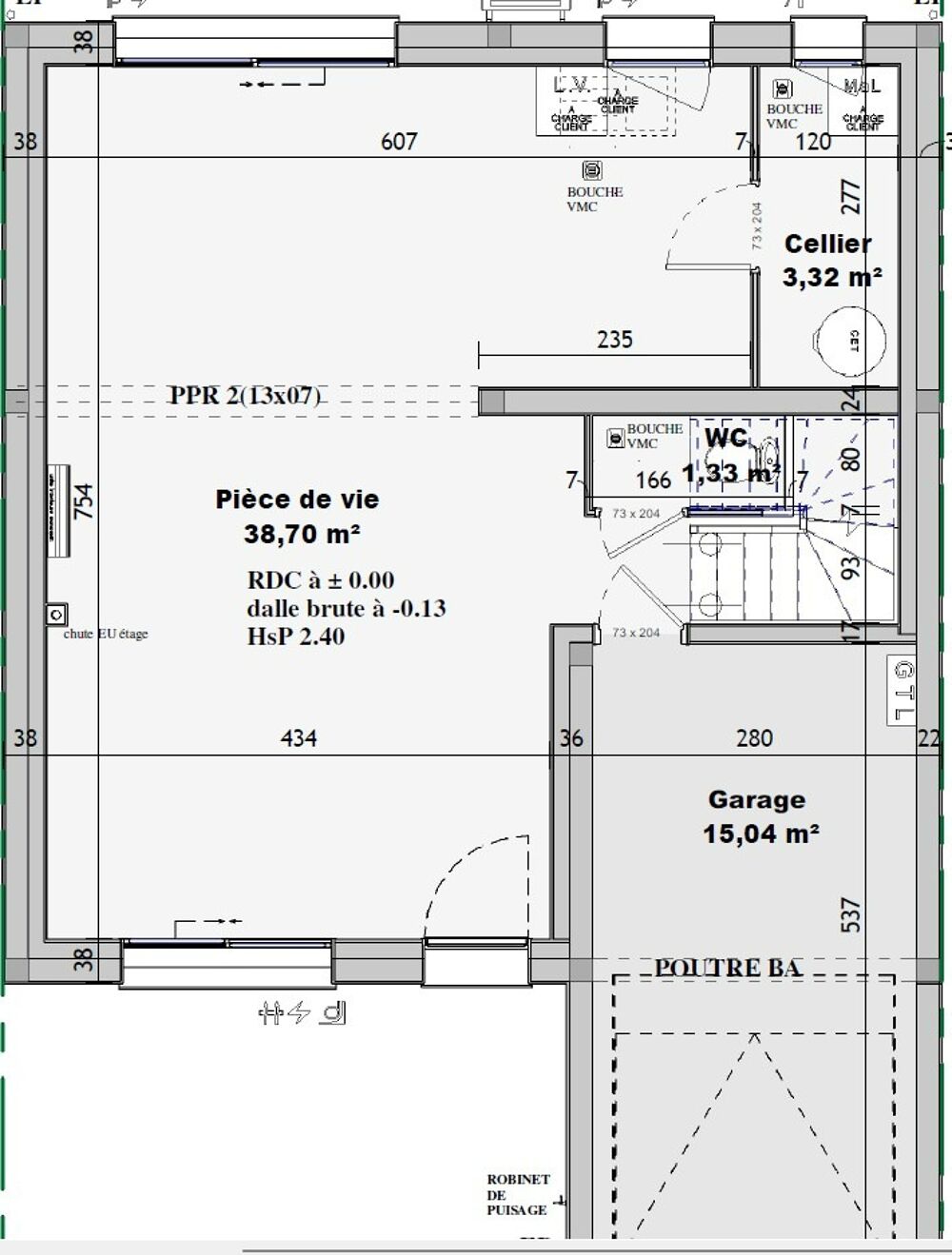 vente Maison - 4 pièce(s) - 96 m² Douvres-la-Délivrande (14440)