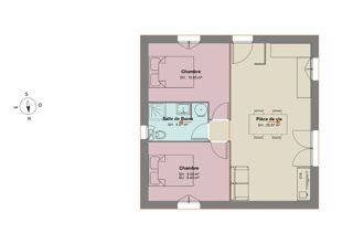  Maison à vendre 2 pièces 50 m²