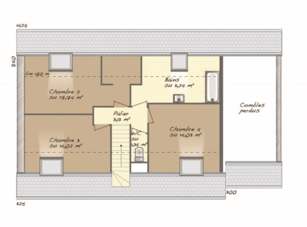 vente Maison - 6 pièce(s) - 117 m² Ry (76116)