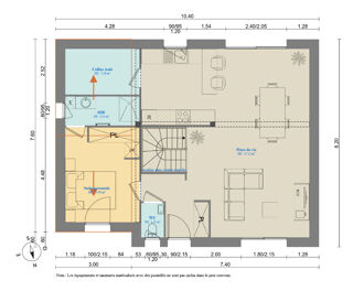 Maison 5 pices 100 m Sorel-moussel