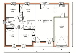  Maison 5 pi�ces 87 m� Saint-ouen-en-belin