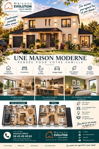  Maison à vendre 6 pièces 141 m²