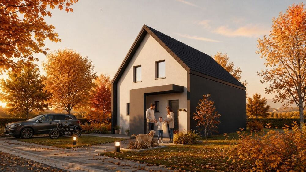 MAISON NEUVE À CONSTRUIRE À WINTZENHEIM - 110 M², 3 CHAM....