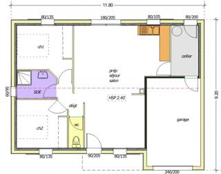  Maison à vendre 2 pièces 58 m²