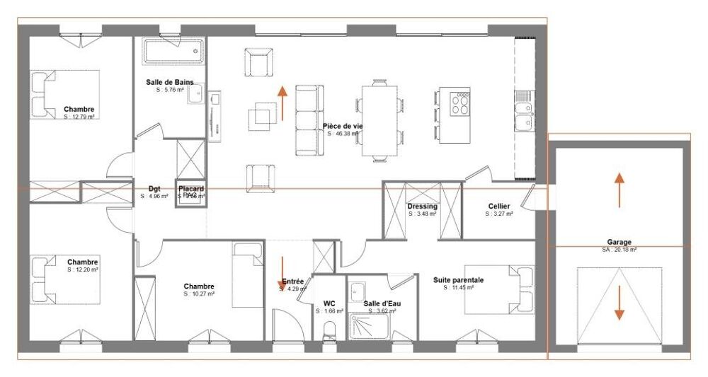 vente Maison - 5 pièce(s) - 120 m² Draguignan (83300)