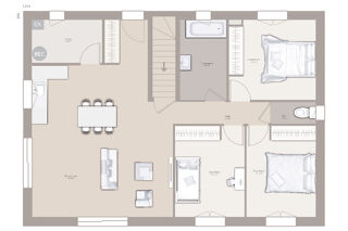  Maison à vendre 4 pièces 90 m²