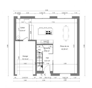  Maison 7 pi�ces 99 m� �curie