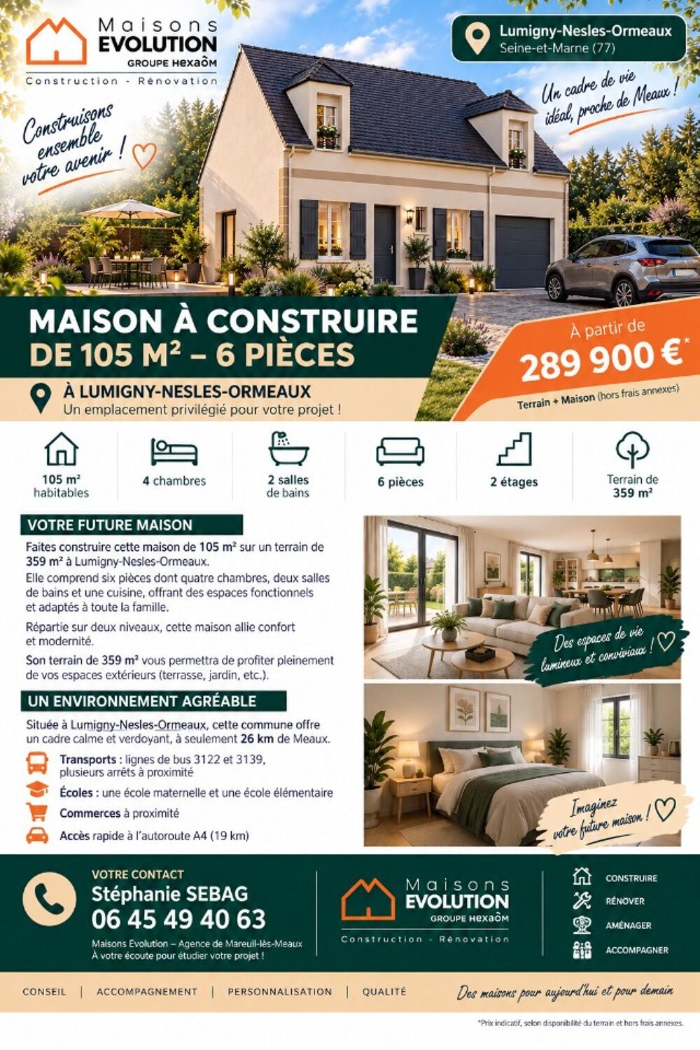 🚀 MAISON NEUVE 105 m² - 4 CHAMBRES - LUMIGNYR....