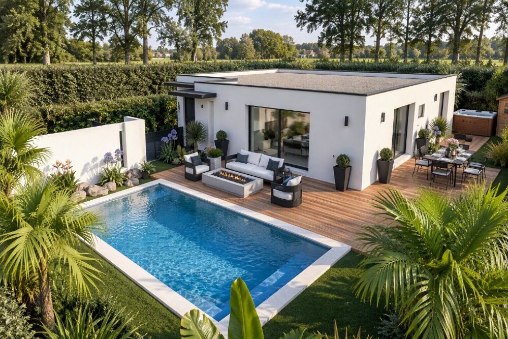 vente Maison - 5 pièce(s) - 90 m² Villeneuve-la-Rivière (66610)