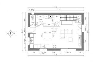  Maison � vendre 3 pi�ces 80 m�