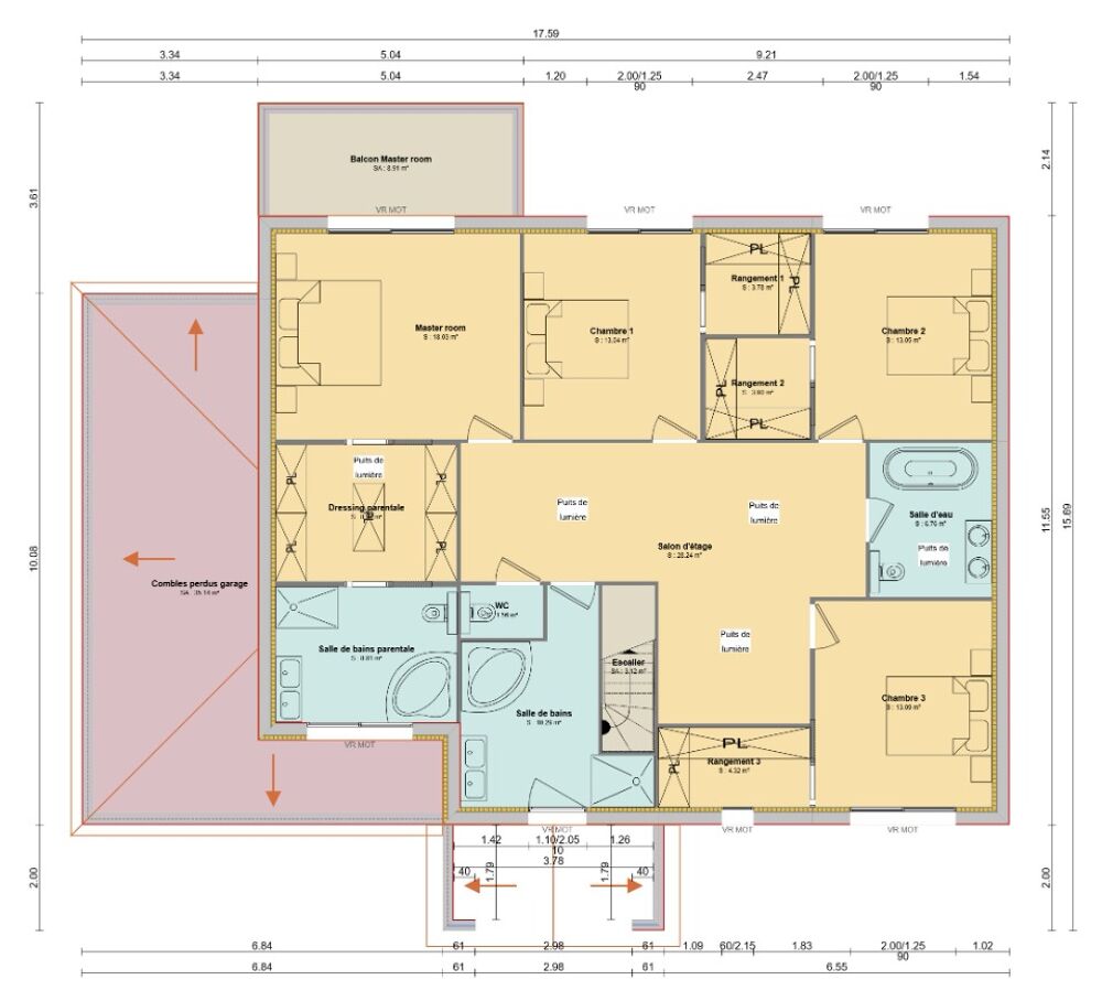 vente Maison - 8 pièce(s) - 272 m² Bussy-Saint-Martin (77600)