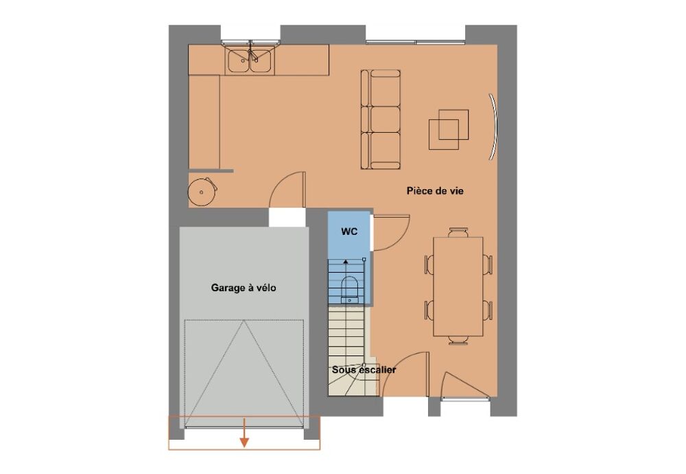 vente Maison - 4 pièce(s) - 72 m² Saint-André-des-Eaux (44117)
