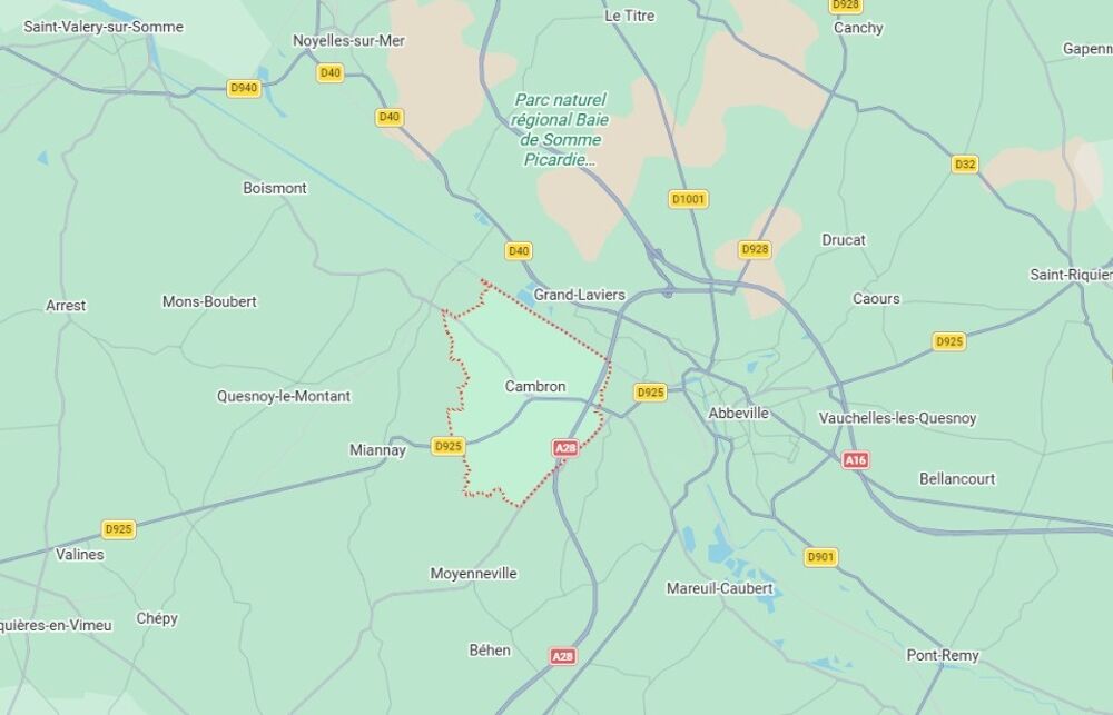 vente Terrain - 1059 m² Cambron (80132)