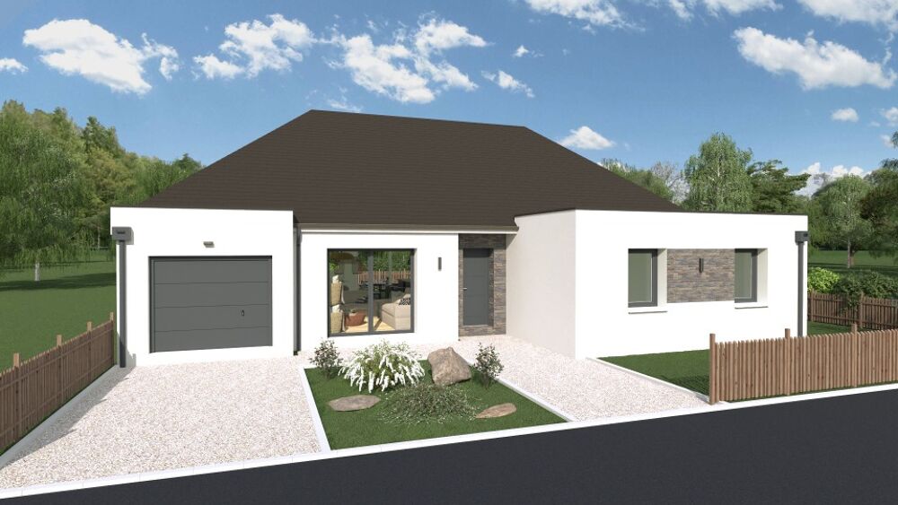 MAISON À CONSTRUIRE DE 100 M² PROCHE DE TOURS AVEC 4 PIÈ....