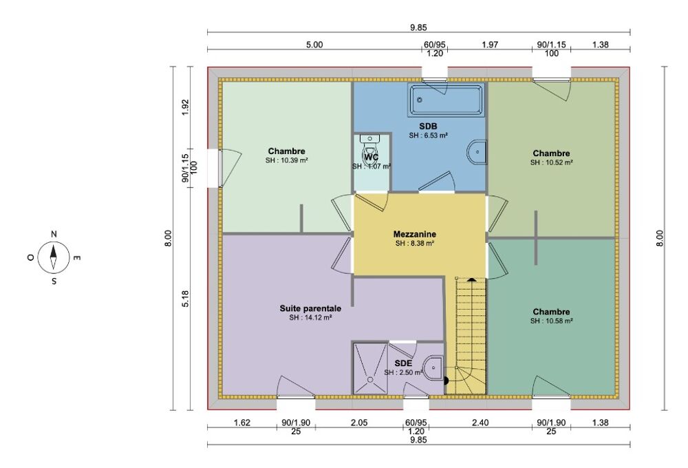 vente Maison - 9 pièce(s) - 124 m² Héronchelles (76750)