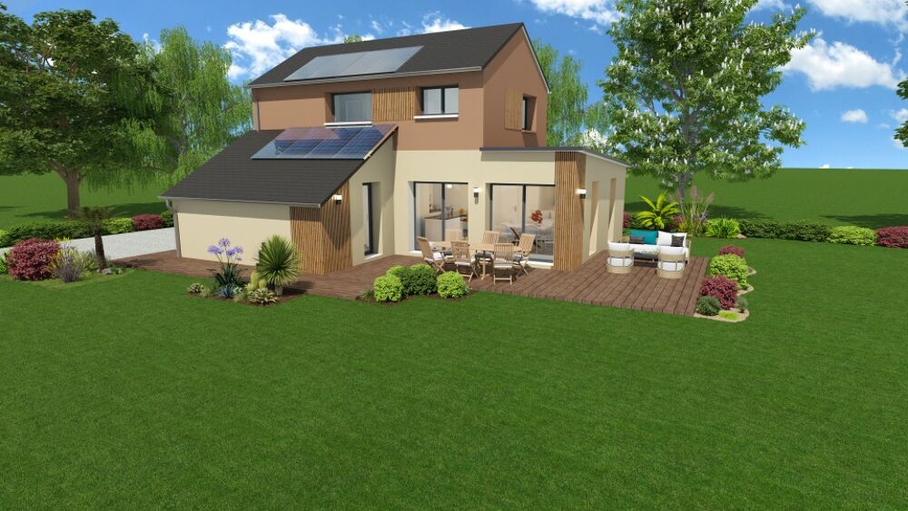 🏡 PROJET MAISON OSSATURE BOIS 110 m² À GUICHEN P....