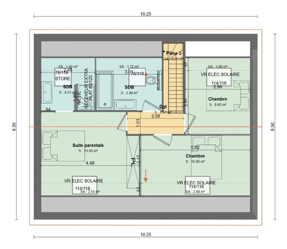vente Maison - 5 pièce(s) - 115 m² Villiers-en-Désœuvre (27640)