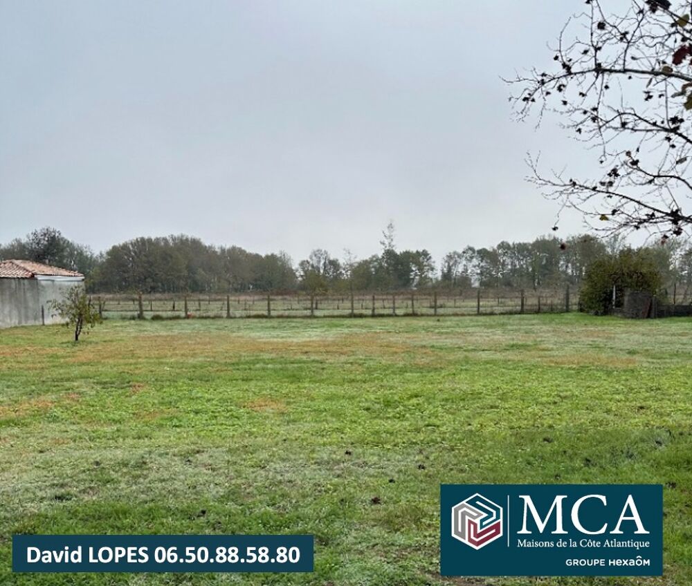 vente Terrain - 1100 m² Saint-Martin-du-Bois (33910)
