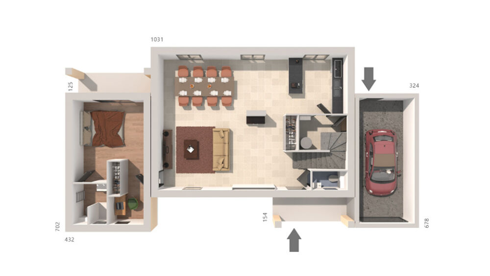 vente Maison - 4 pièce(s) - 143 m² Moussan (11120)