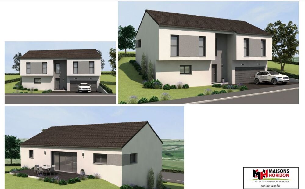 VENTE : terrain + maison F5 (123 m²) à Chenières IDÉ....