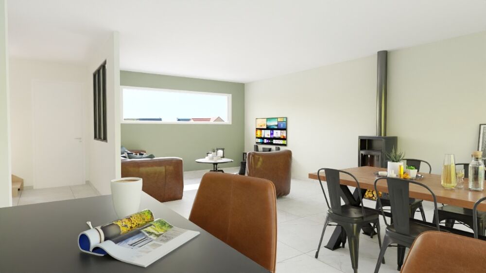 Découvrez cette belle maison contemporaine à combles amé....