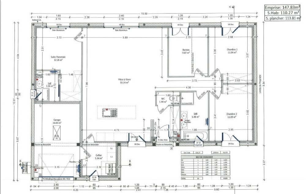 MAISON À CONSTRUIRE DE 105 M² PROCHE DE CHÂTEAUROUX, 5 P....