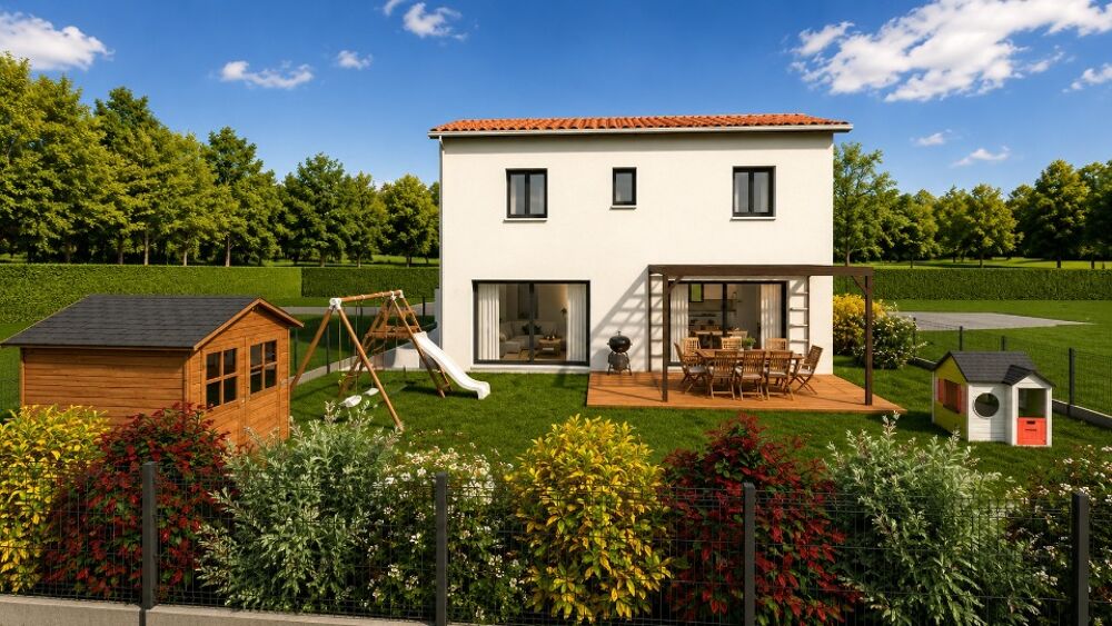 Maison neuve 110 M2 avec jardin sur la commune de ANNEYR....