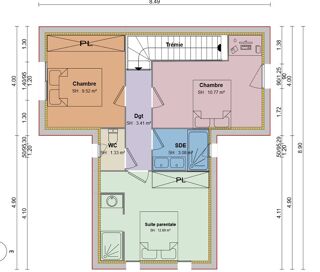  Maison � vendre 5 pi�ces 83 m�