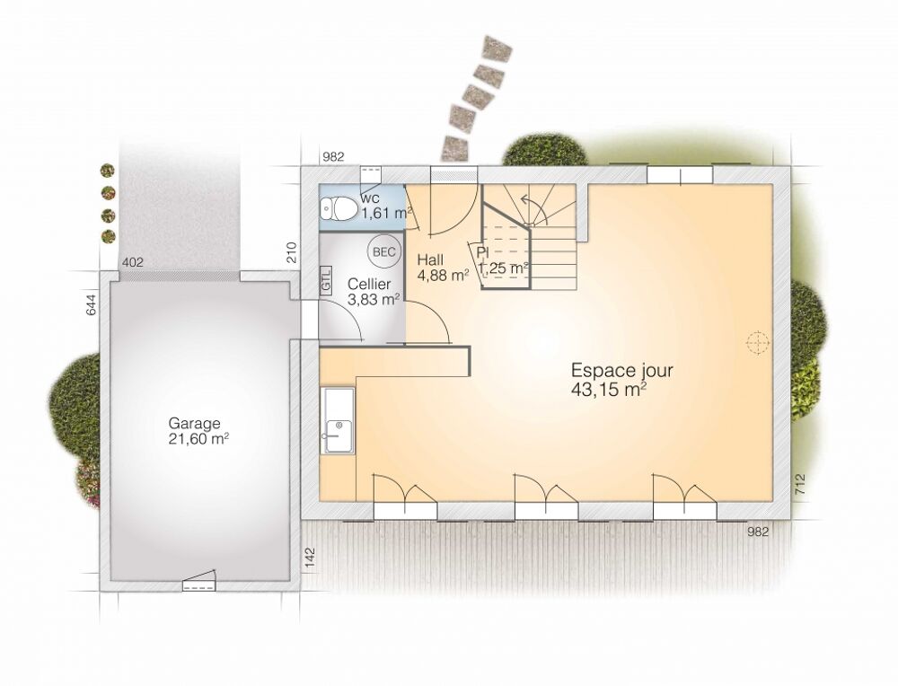 VENTE d'une maison T6 (110 m²) à Mauguio En centre-v....