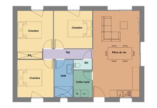  Maison � vendre 4 pi�ces 69 m�