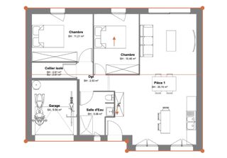  Maison � vendre 3 pi�ces 70 m�