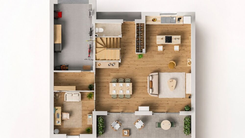 MAISON NEUVE À MARMAGNE AVEC 5 PIÈCES SUR 114 M² <BR....