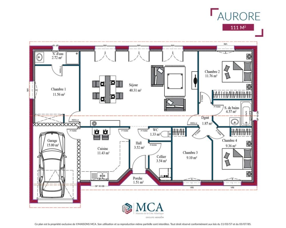 vente Maison - 7 pièce(s) - 111 m² Brax (47310)