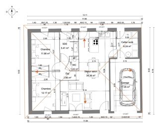  Maison à vendre 3 pièces 75 m²