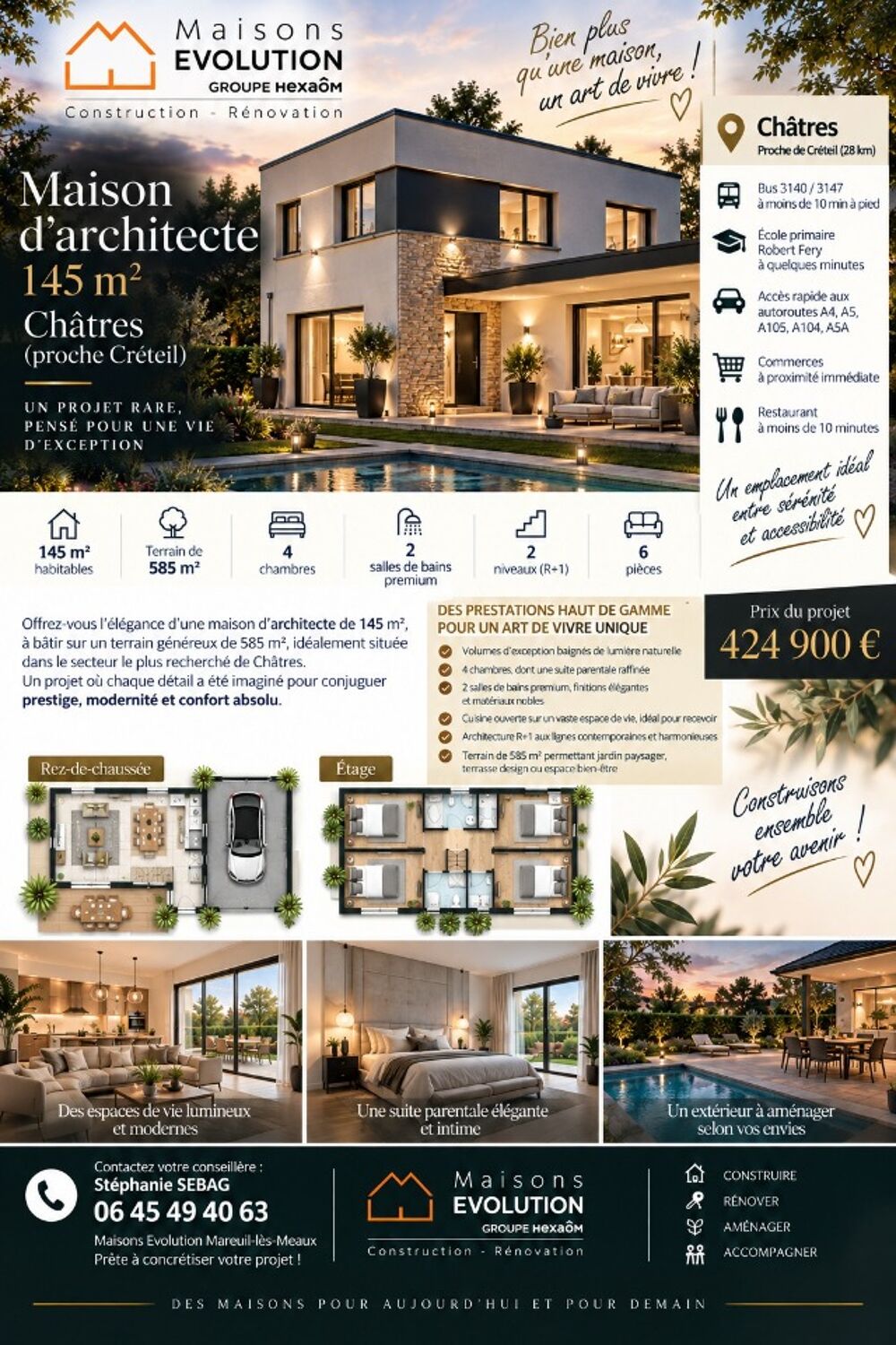 vente Maison - 5 pièce(s) - 145 m² Châtres (77610)