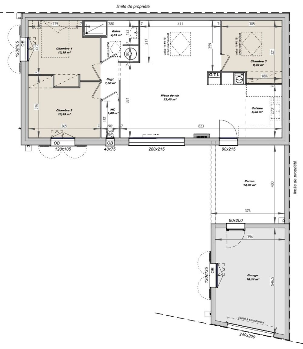 MAISON À CONSTRUIRE DE 75 M² PROCHE DE SAINT-NAZAIRE<BR/....