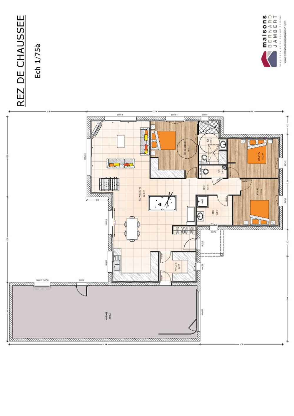 MAISON À CONSTRUIRE DE 120 M² PROCHE DE LE LONGERON, 5 P....