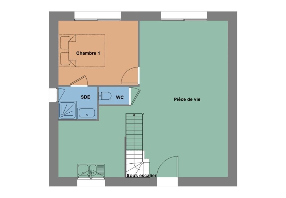 vente Maison - 5 pièce(s) - 92 m² Bain-de-Bretagne (35470)
