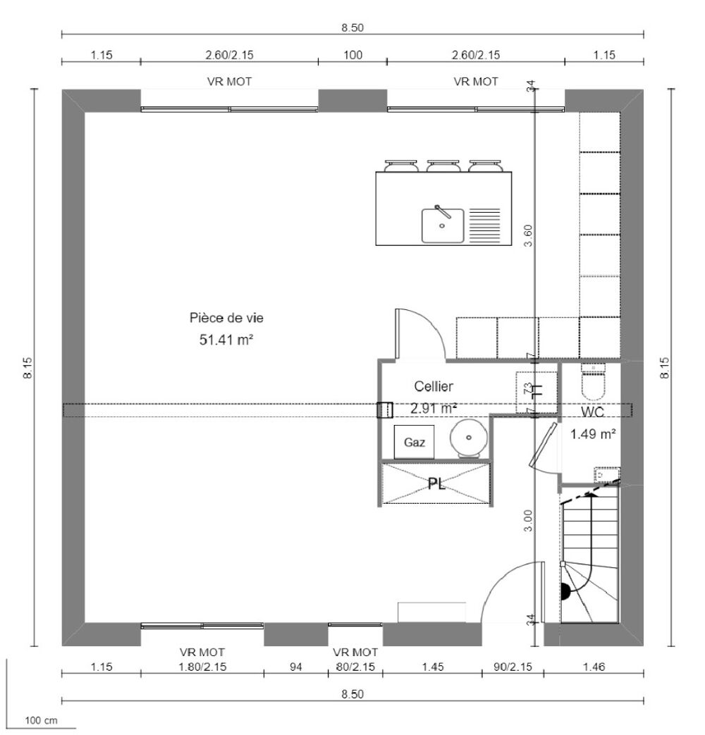 vente Maison - 4 pièce(s) - 120 m² La Norville (91290)