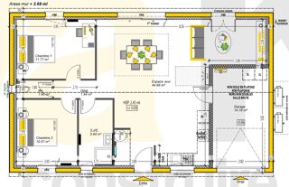  Maison � vendre 3 pi�ces 75 m�