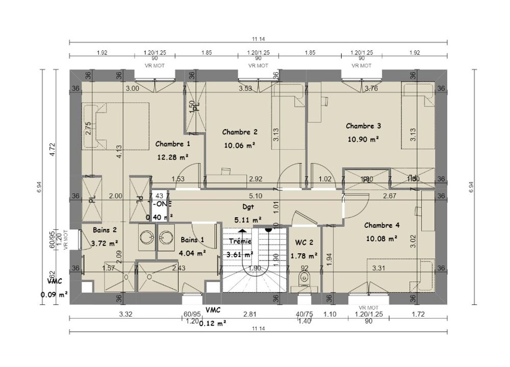 vente Maison - 5 pièce(s) - 119 m² Fréjus (83600)