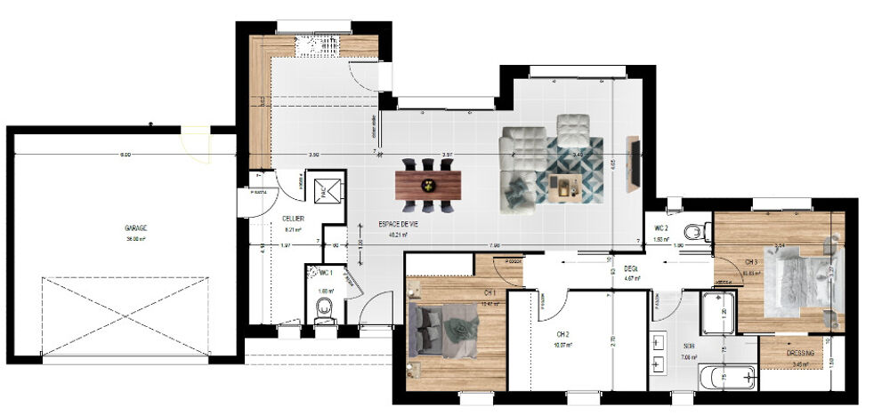 VENTE : maison F5 (106 m²) à Mazé Proche d'Angers - ....
