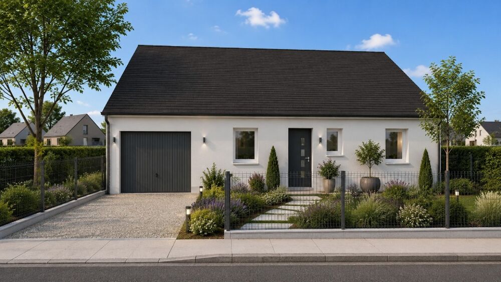 Belle maison à construire de 70 m² habitables avec garag....