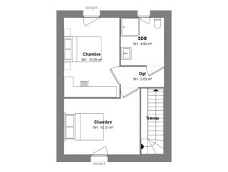  Maison 4 pi�ces 57 m� La croix-en-touraine